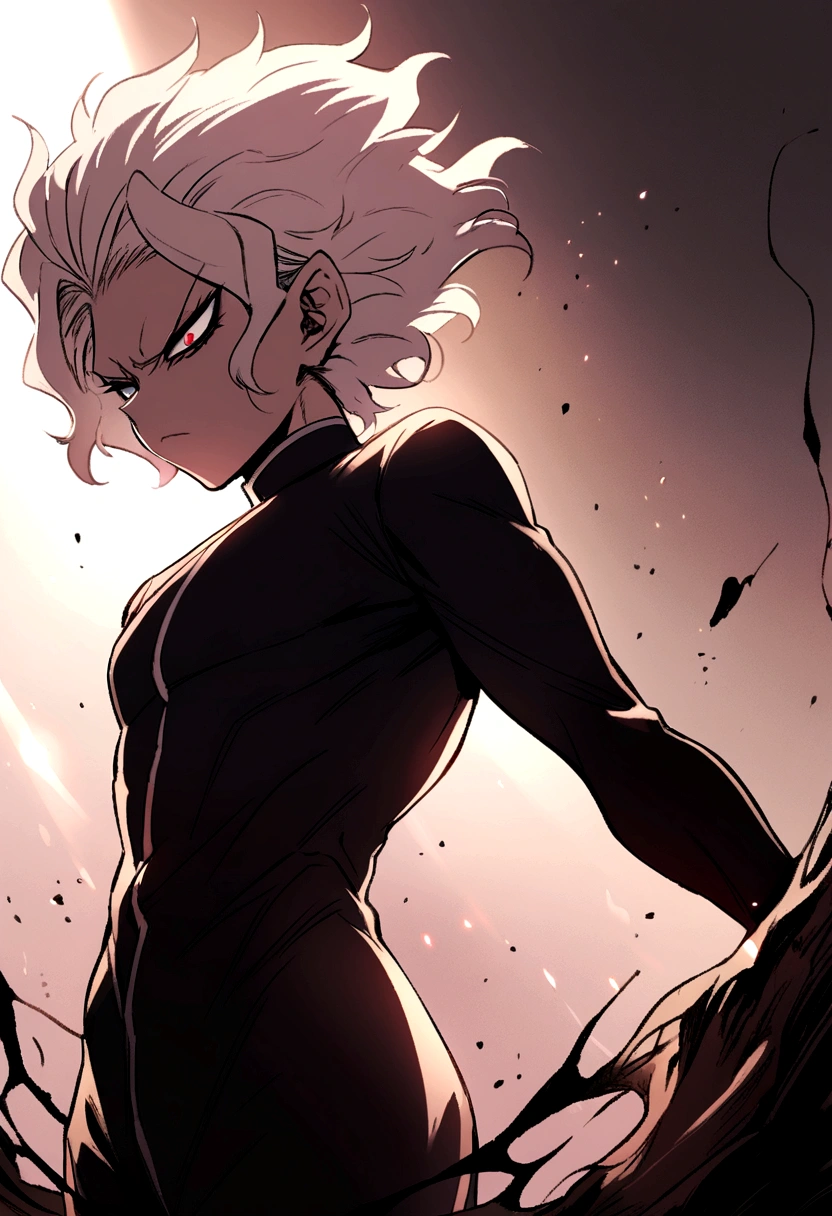 Akira Fudo, Devilman Crybaby, Male, with black clothes