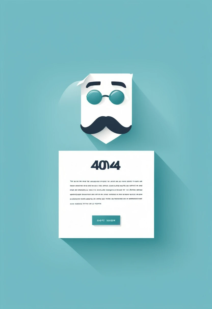 Generate a captivating error message illustration for a 404 profile not found page. The image should be a square format and maintain a professional yet approachable aesthetic.
