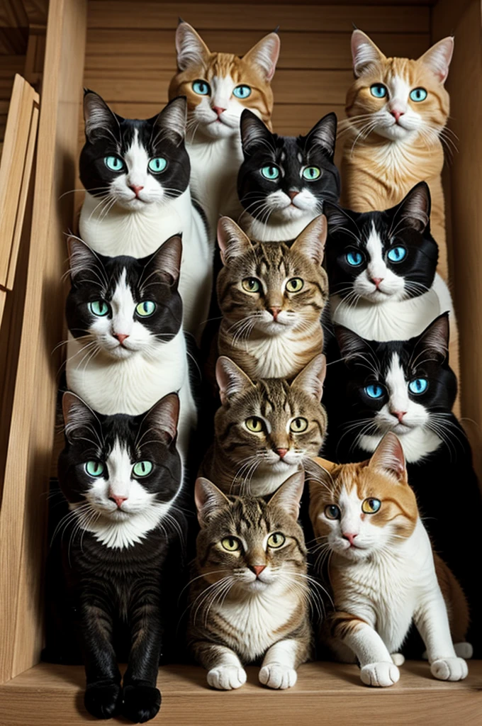 6 cats 