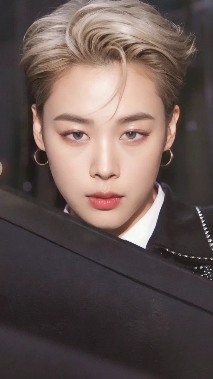 (Cinematic Aesthetic:1.4) Photo of a beautiful korean fashion model bokeh city night