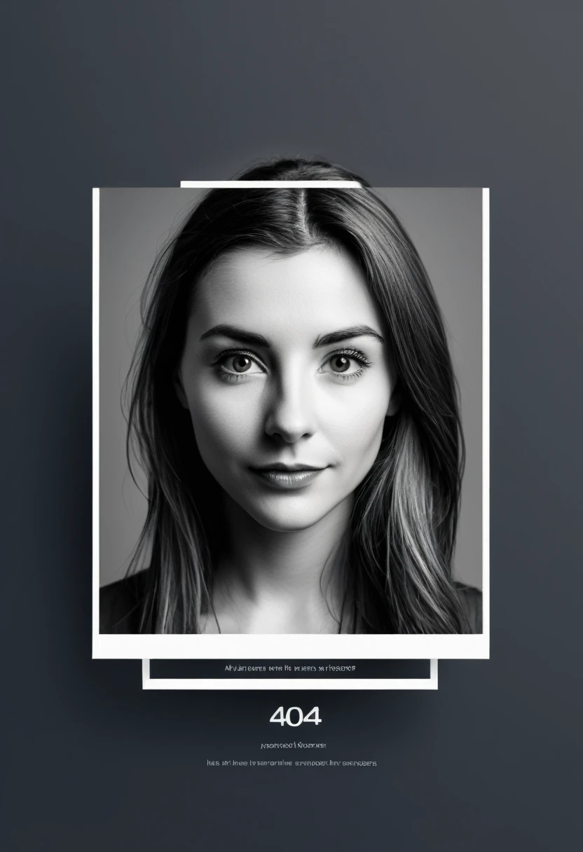 Generate a captivating error message illustration for a 404 profile not found page using the unidentified missing person as a profile photo. The image should be a square format and maintain a professional yet approachable aesthetic.