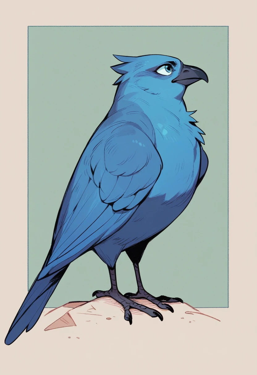 Bright blue bird