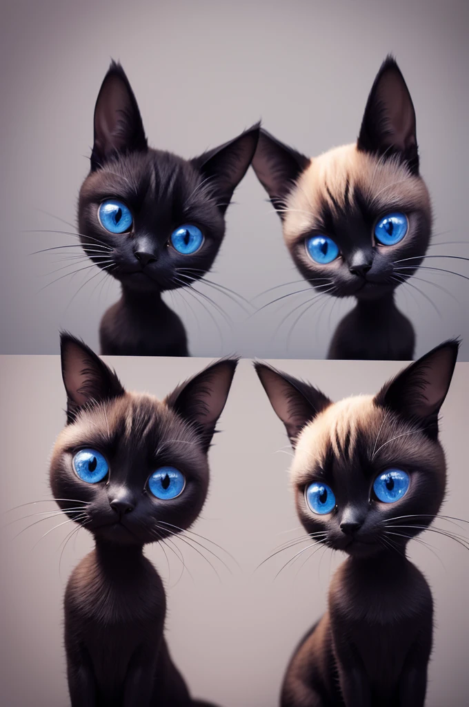 Siamese cat cartoon cartoon profile picture