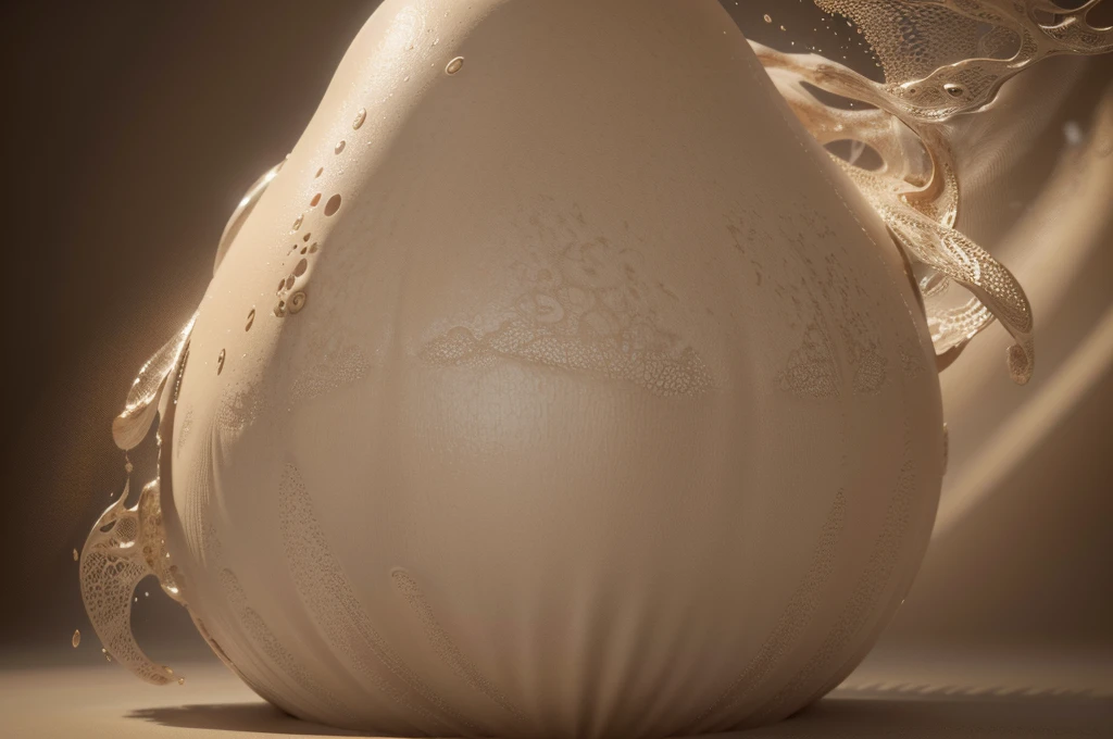 a surreal abstract blob creature, sensual and sexy, beige palette, no human elements, (best quality,4k,8k,highres,masterpiece:1.2),ultra-detailed,(realistic,photorealistic,photo-realistic:1.37),highly detailed, intricate, organic forms, flowing shapes, dreamy, mysterious, alluring, captivating, surreal, conceptual, digital art, 3D render