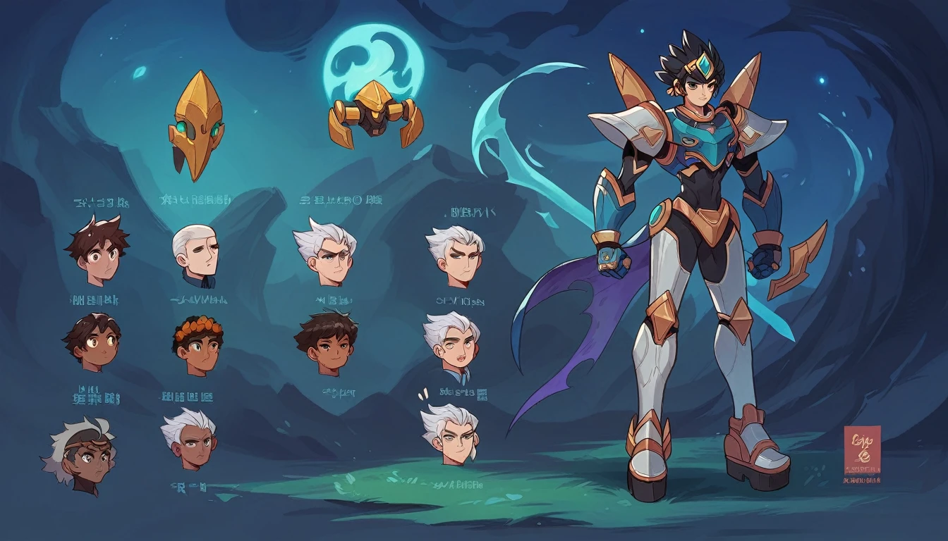 a close up of a person standing on a platform with a bunch of items, tane skin, ethereal and mecha theme, heise jinyao, ashe, zenra taliyah, style of duelyst, 8k hd wallpaperjpeg artifact, 8 k hd wallpaperjpeg artifact, mobile legends, kda, listing image, geeen skin