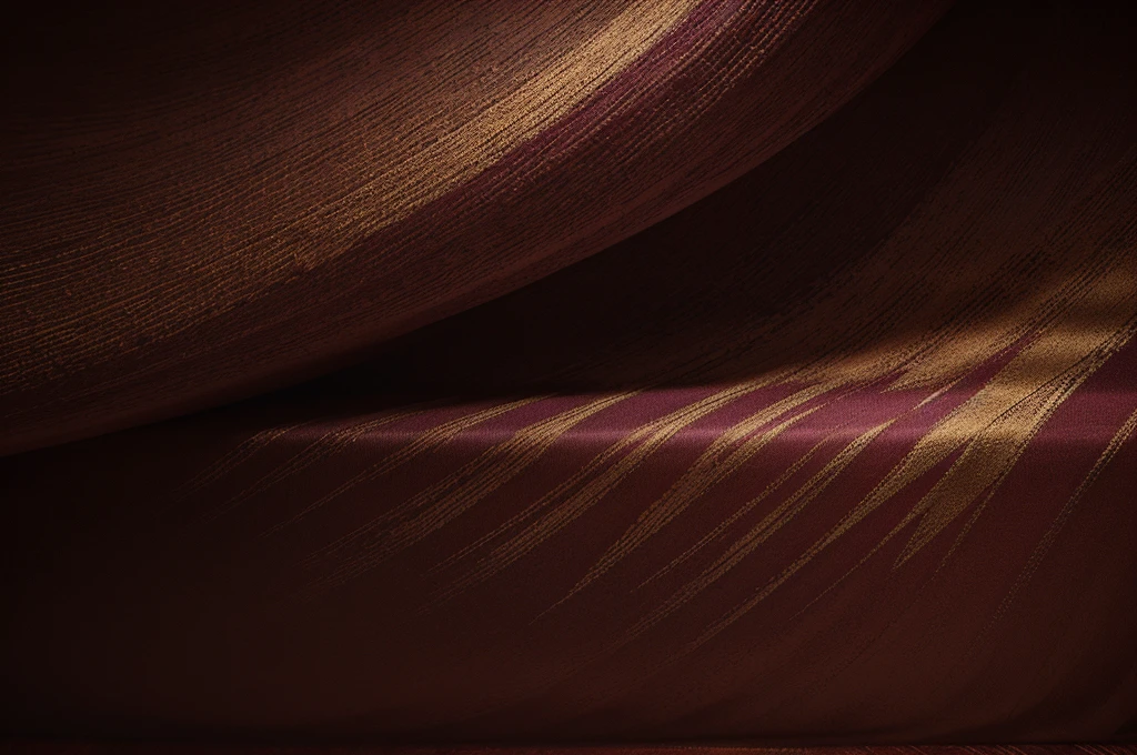 Abstract, sensual, aesthetic, no humans, warm colors, deep reds, purples, golds, flowing lines, intimate, luxury, subtle textures, elegant patterns