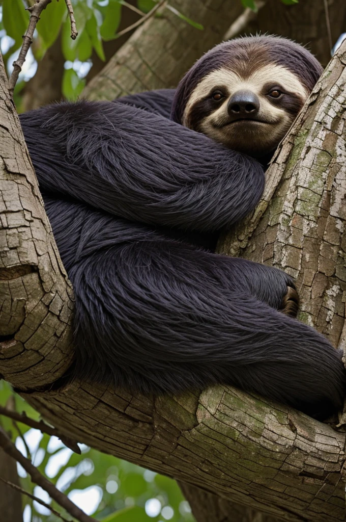 1 sleeping sloth bear anime