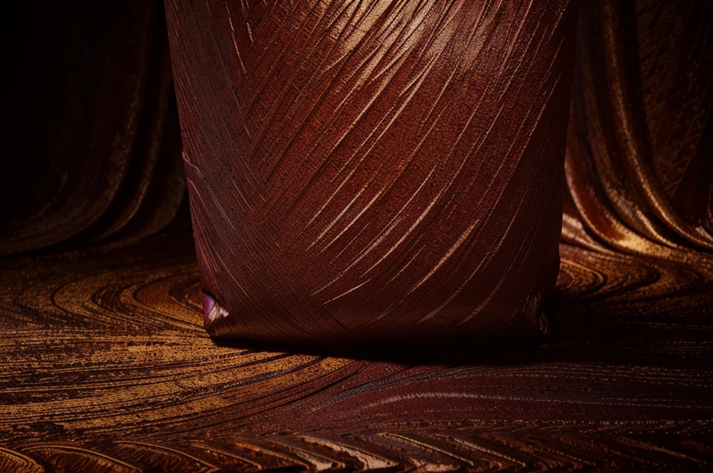 Abstract, sensual, aesthetic, no humans, warm colors, deep reds, purples, golds, flowing lines, intimate, luxury, subtle textures, elegant patterns, biege pallette