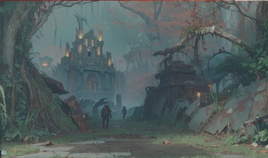 Full of decay and flesh,Dark Temple(unmanned)Matte,Ink