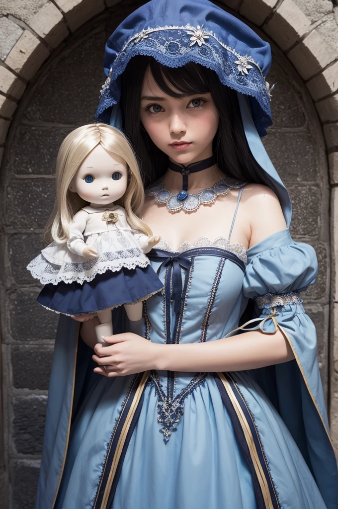 Make a picture with the doll called Ravenna