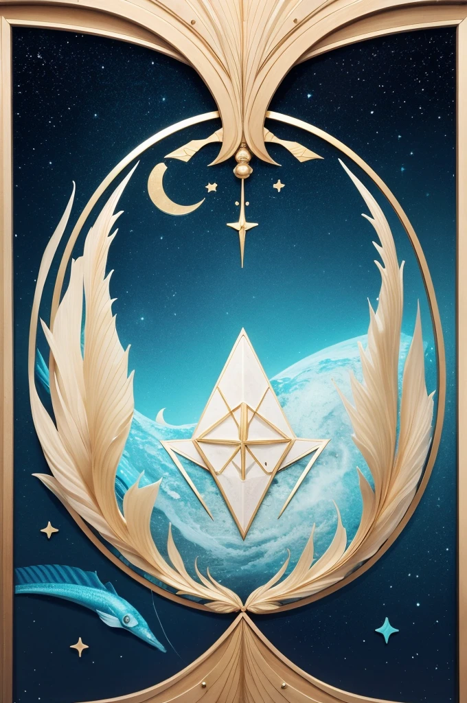 Pisces sign taking shape
