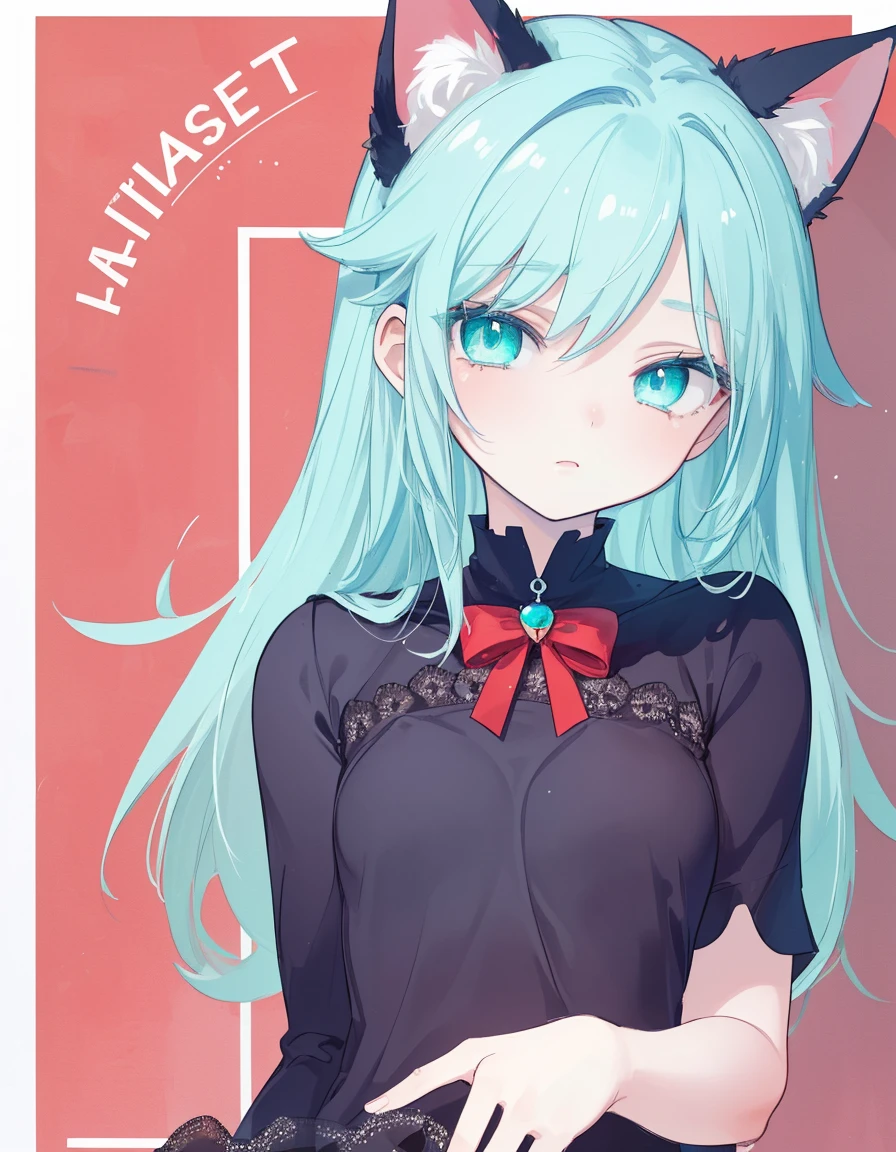 ((masterpiece, best quality:1.5)), ((Beautiful detailed cat aqua eyes:1.2)), cat ears, pale skin, small breasts, beautiful hands, beautiful fingers, EasyNegative