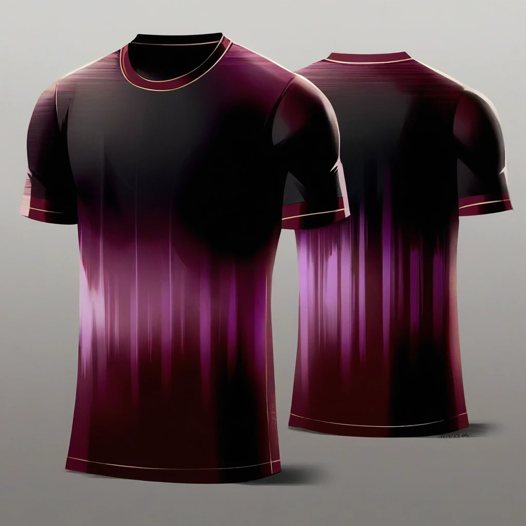 Make the blouse with the blackest gradient