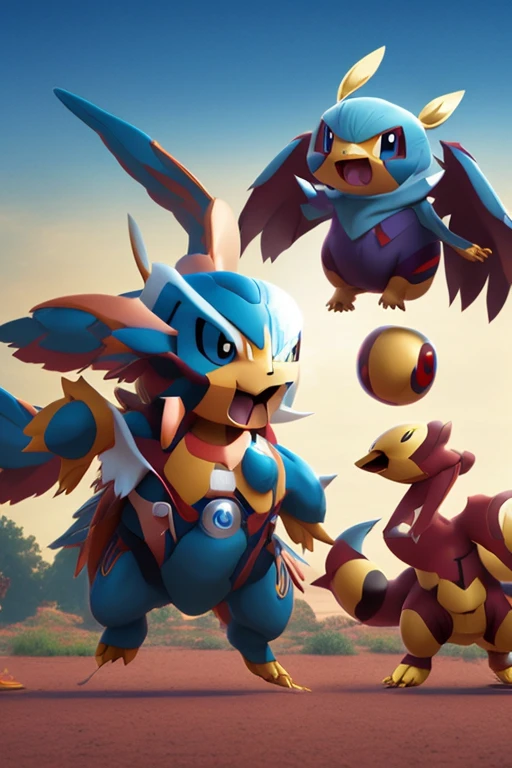 Pokemon of a new type with three evolutions