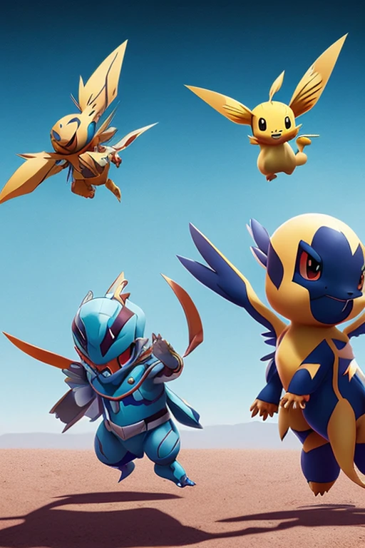 Pokemon of a new type with three evolutions