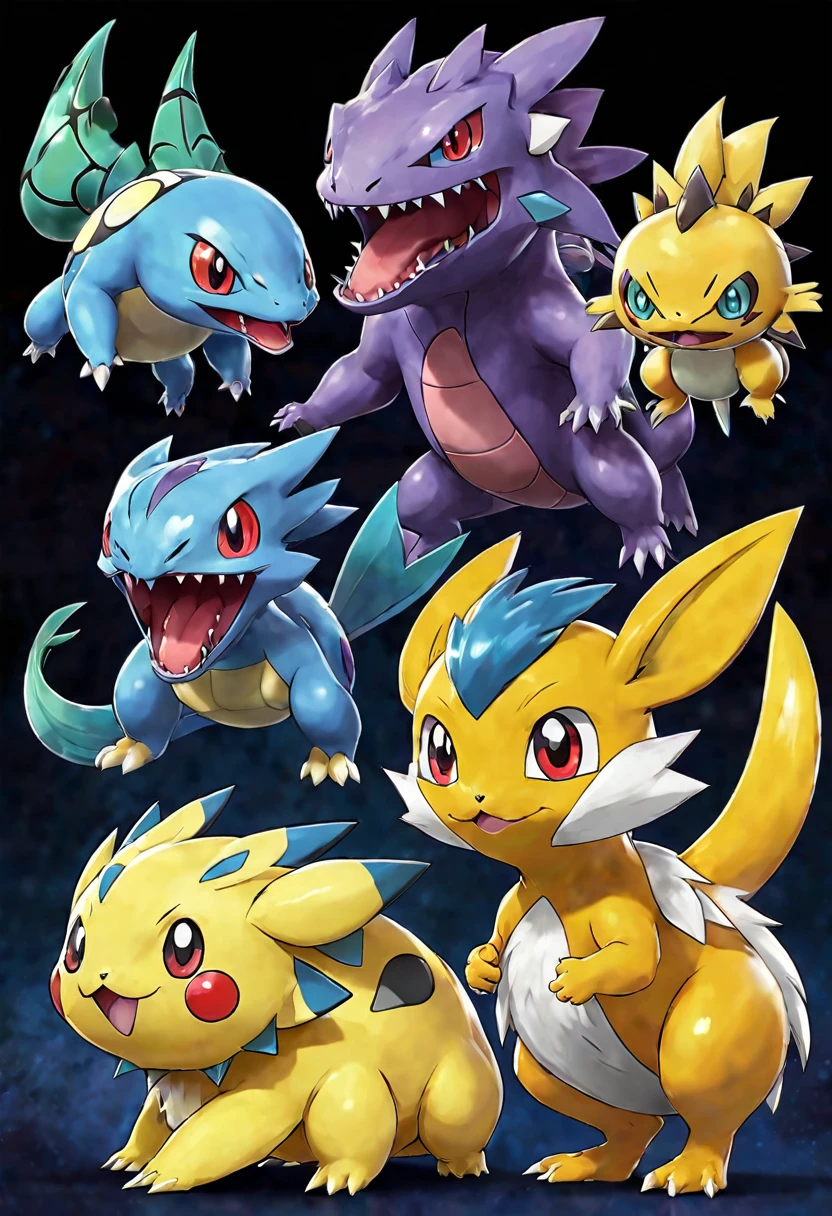 Pokemon of a new type with three evolutions