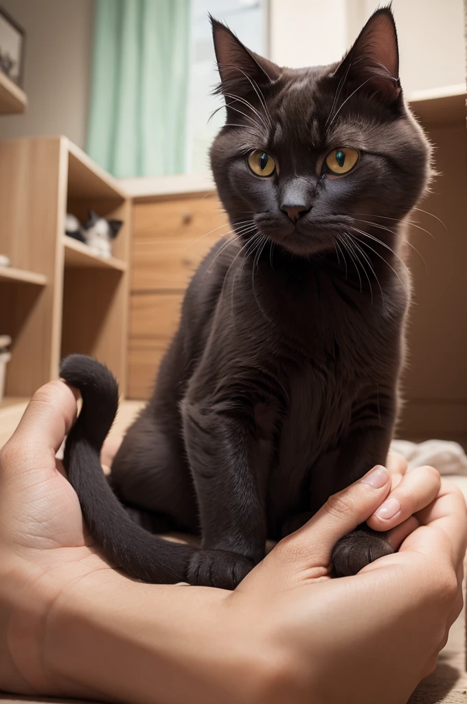 A man putting his hand on a furry&#39;s buttocks