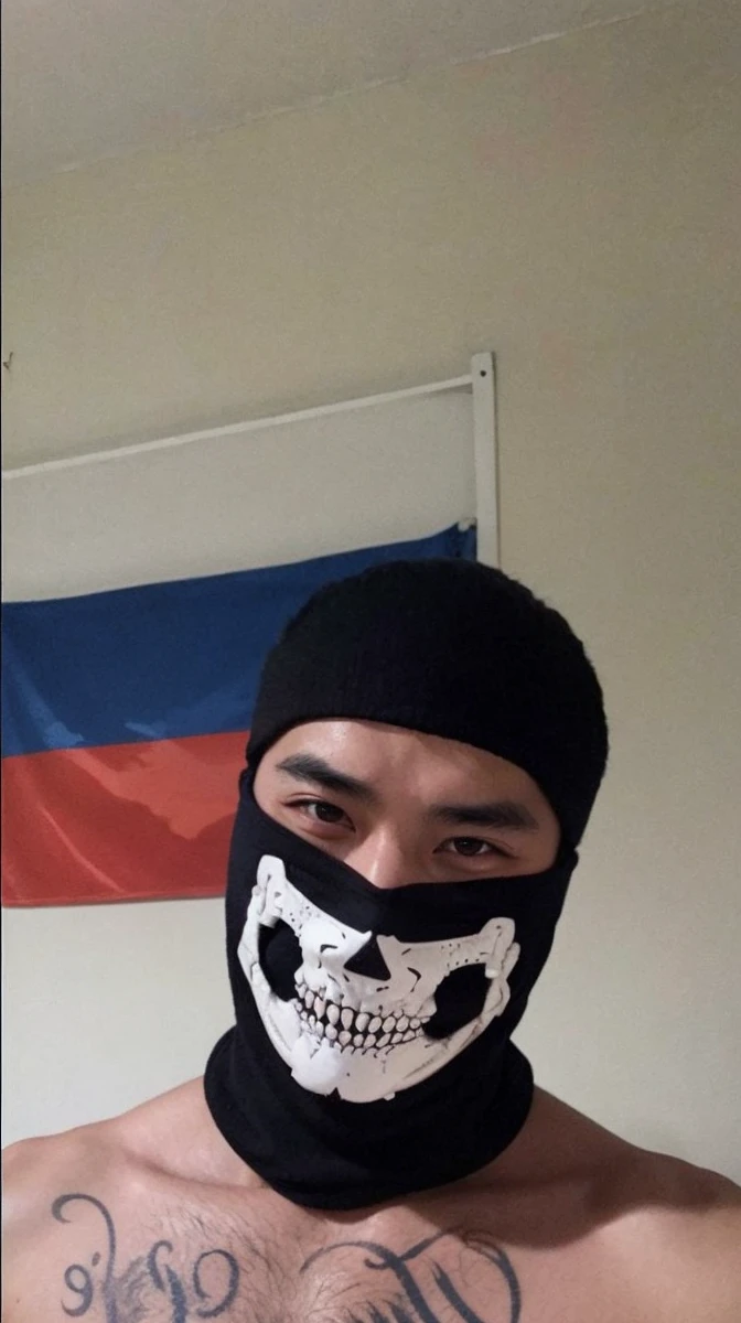 An Asian man with mask