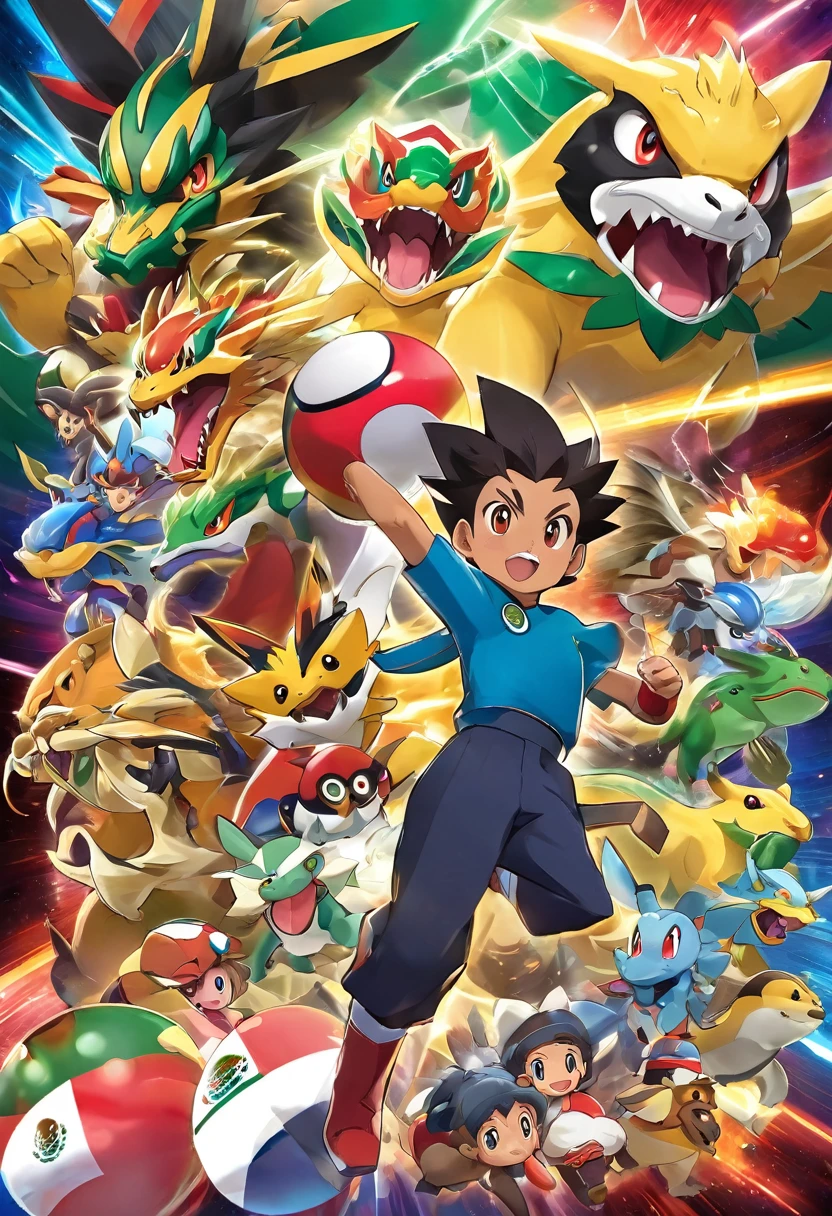 New Pokemon of a new type with three evolutions based in Mexico with two protagonists, a boy and a girl