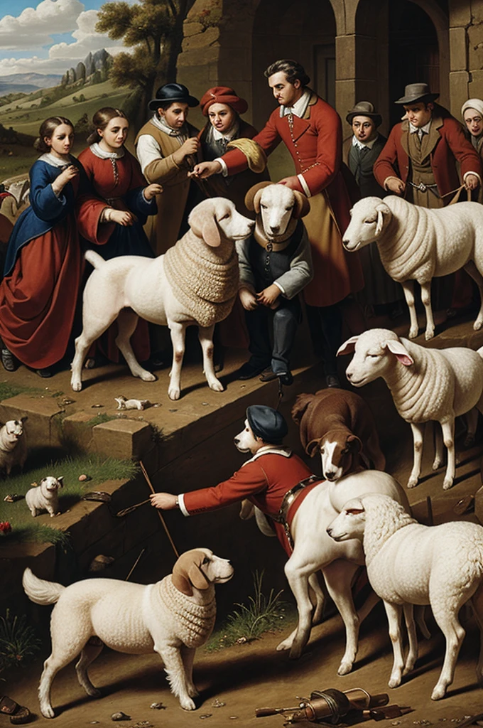 The animals of animal farm rebeling against jones the farmer