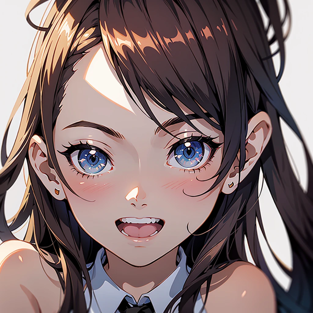 (masutepiece:1.2), (Best Quality:1.3), absurderes, 1girll,Smile, hair_ornamented, Rabbit_ear, Bare_shoulder, tail,head portrait,Anime style,Open mouth,Head,Cute face,Detailed eyes