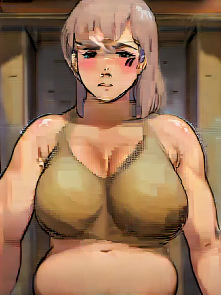 masterpiece, ultra-detailed, best quality, extremely detailed, 8K, high res, realistic, 1girl, 18yo, beautiful girl,BREAK,(blush:1.5),(Cleavage,Areola:1.6),