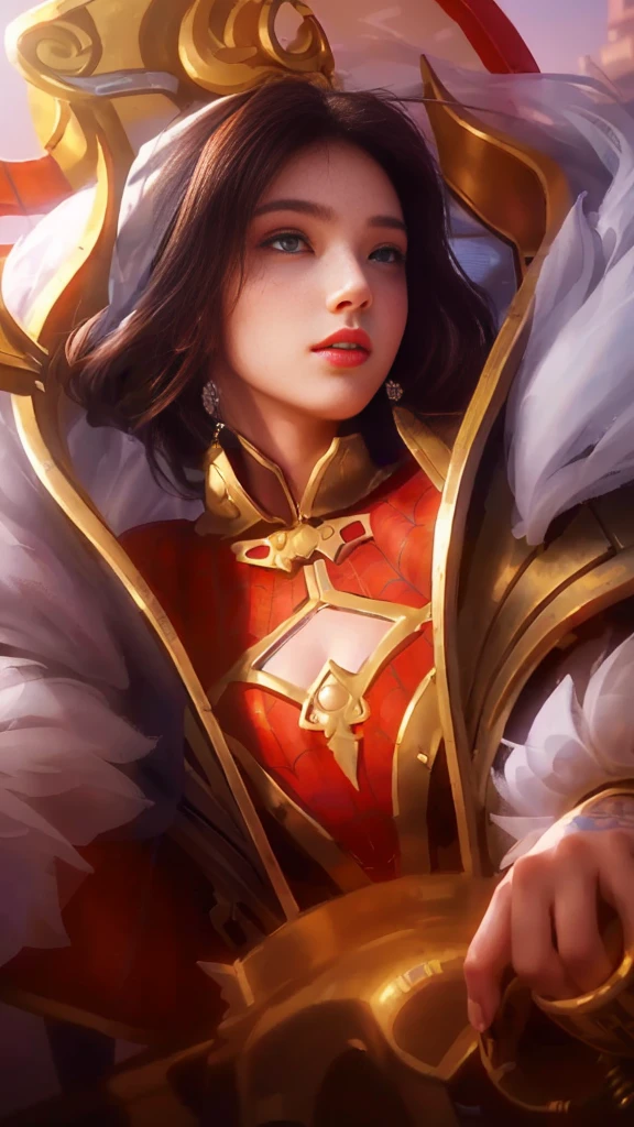 (1girl:1.3), Solo, (((Very detailed face)))), ((Very detailed eyes and face)))), Beautiful detail eyes, Body parts__, Official art, Unified 8k wallpaper, Super detailed, beautiful and beautiful, beautiful, masterpiece, best quality, original, masterpiece, super fine photo, best quality, super high resolution, realistic realism, sunlight, full body portrait, amazing beauty, dynamic pose, delicate face, vibrant eyes, (from the front), She wears Spider-Man suit, red and black color scheme, spider, very detailed city roof background, rooftop, overlooking the city, detailed face, detailed complex busy background, messy, gorgeous, milky white, highly detailed skin, realistic skin details, visible pores, clear focus, volumetric fog, 8k uhd, DSLR, high quality, film grain, fair skin, photo realism, lomography, futuristic dystopian megalopolis, translucent