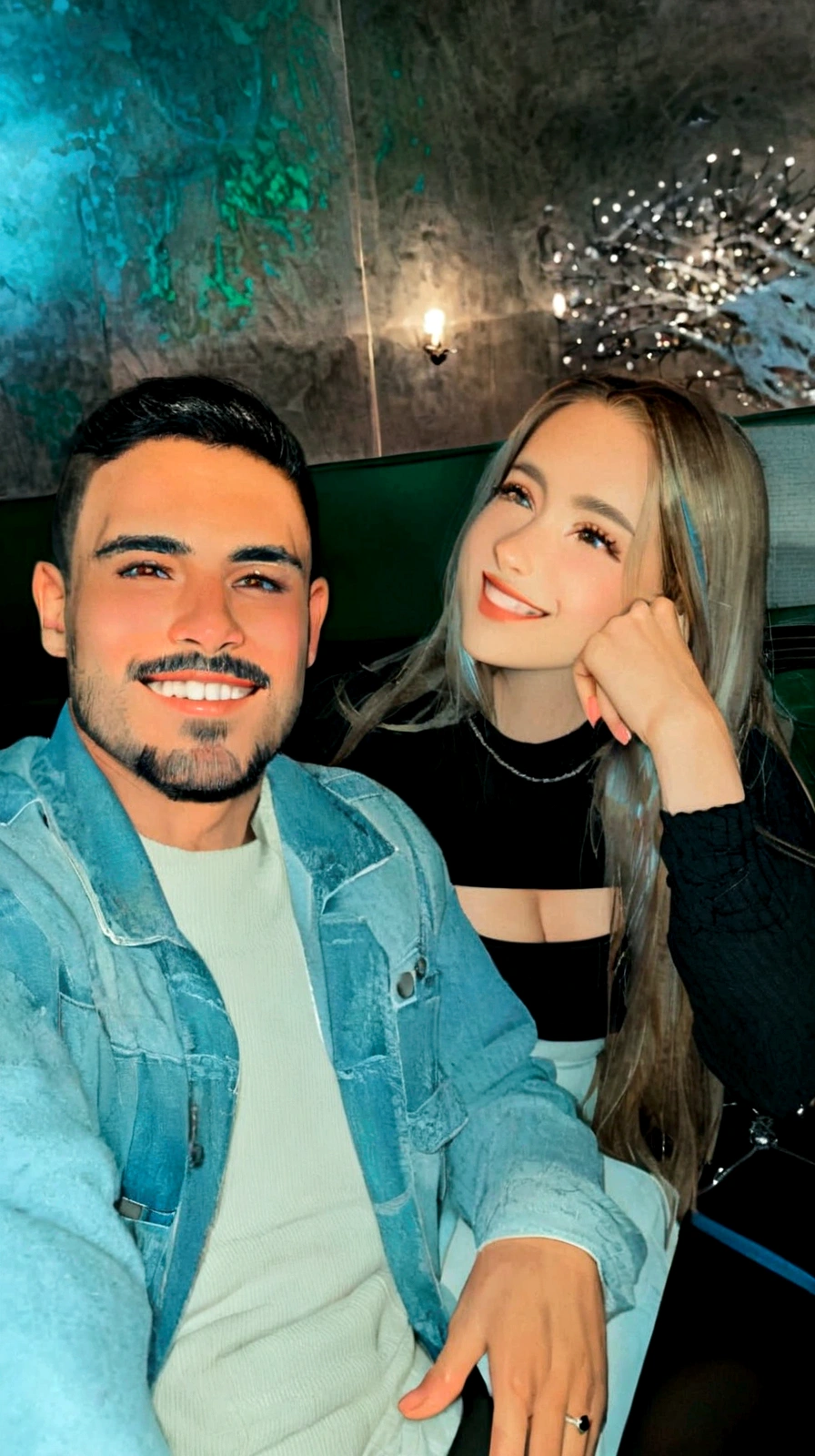 happy couple, beautiful smile, perfect eyes, blonde