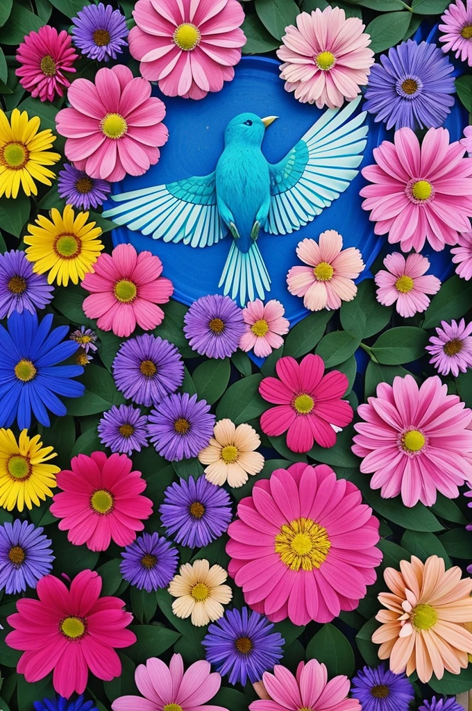 Magical flowers and their shape is like a bird.