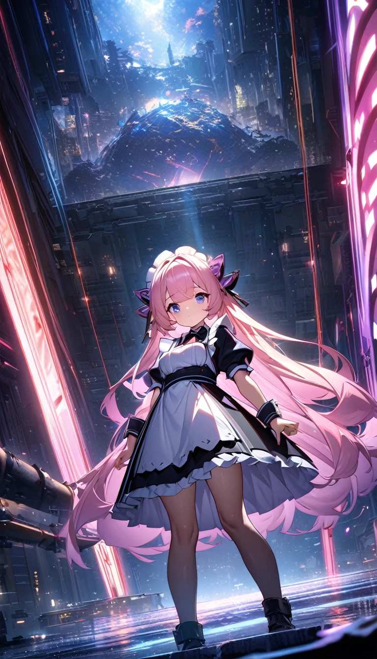 water着少女,Long Hair,純whiteの背景,Depth of written boundary,Low angle view,Calf Level View,Overclocked Renderer,Cinema Lighting,Ultra-fine,Very detailed,complicated,Cinematic Perspective,CG Art,,(Best image quality),(Hair is pink、Drill Twin、Maid clothes),(Master's Work),(Super detailed),(詳細なeyeの描写:1.0),(Lens flare:1.0),(Movie Posters:1.0),(Tarot Border:1.0),Portraitureは中央に配置されます,(close:1.0),(nagative space:0.8),(Negative space:1.6),(alone),(colorfulに浮かぶ {Wind|Water magic|ink|crystallizations|ice|fire|inflammation|lightning|web|rock|sand|particle|光のfire花|Blood}:1.0),(colorfulなものが多い {Soap bubble|cloud|Thorn|spike|Grapevine|current|spiral|barely|wing|Tattoo|Cube|octahedron}:1.0),(floating {red|green|green|Aqua|purple|yellow|black|white|gray|Pink|orange|lime} {ribbon|Fater|particle|blade|water滴|Snow Flower|soft ball}:1.0),({crystallization|ice|fire|inflammation|Wind|water|Earth|stone|space|musical|Sonic|Vortex} {magic|wing}:1.0), ({Ray Tracing,Shine|Speckled sunlight,light,Caustics|night,Black Theme|mysterious,Creepy|easy going,pastel}:1.2), ({colorful|Sparkling|Multicolor}:1.0),(Beautiful sparkle:1.0),({Leaning forward|Lean back|Tilt to the side|}:1.2),{(smile:1.0)|(False Smile:1.0)|(Stern expression:1.0)},({small|small||lips,eyelash}:1.0),{(Open your mouth:1.0)|(Mouth closed:1.0)|},({eyelash|eye shadow||}),{片eyeを閉じて|||},(),({From below|From above|From the side From the side|From behind|Face-to-face viewer}:1.3),(Hello:1.3),(Tilt your head:1.0),(Dynamic pose:1.1),,({red|green|green|Aqua|purple|yellow|black|white|gray|Pink|orange|lime} {armor|dress|Collared shirt|suit|Costume}:1.0),({formal|army|Techwear|Urban style|casual,casual clothes|Fantasy,Magister|wild,Tribe|sf,Futuristic}),({Checked skirt|Layered skirt|Fluffy dresses|tights|pants|Shorts}),({red|green|green|Aqua|purple|yellow|black|white|gray|Pink|orange|lime} {eye|eye|student}:1.4),,,,{Length jacket|Blazer jacket|Cape|sweater|tie||},{(Floating Cape:1.0),|}({Fox Ears, Fox Girl|吸Blood鬼, Bat Wings|Pointed Ears,(Fairy:0.5)||}:1.1),({Abstract background|city,Skyscraper|forest,garden|city|shrine|cave,underground|Swamp|lake|winter|Alien planets|}:1.4),({indoor,internal|屋outside,outside}:1.1),,({Sitting|flight|Jump|lay|Are standing|Are standing on one leg}:1.1),({Skin of color|white skin|green skin|greenwhiteい肌|By thing|Shiny skin|blackい肌||}:1.1),({Full Body Lesbian|Upper Body|Portraiture|}:1.25),{tooth, 皮のtooth|Tongue Stock|Frowning|lipsを噛む|Thinking|||||}, {虚ろなeye| student in symbol shapes, Heart-shaped student| Slit pupil, + +|||||}, (pink hair, twin tails twin drill, show your forehead, blue eyes, White frilled white headband, slanted eyes, smile, long sideburns, curled bangs, neck ribbon, Forehead, amount),