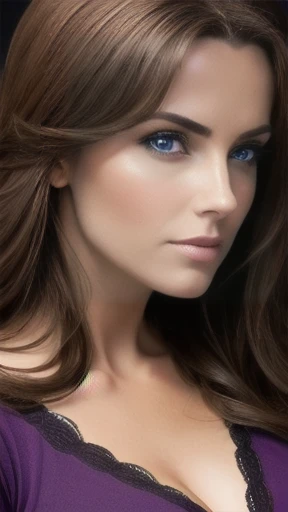 Irish woman, focus on the face