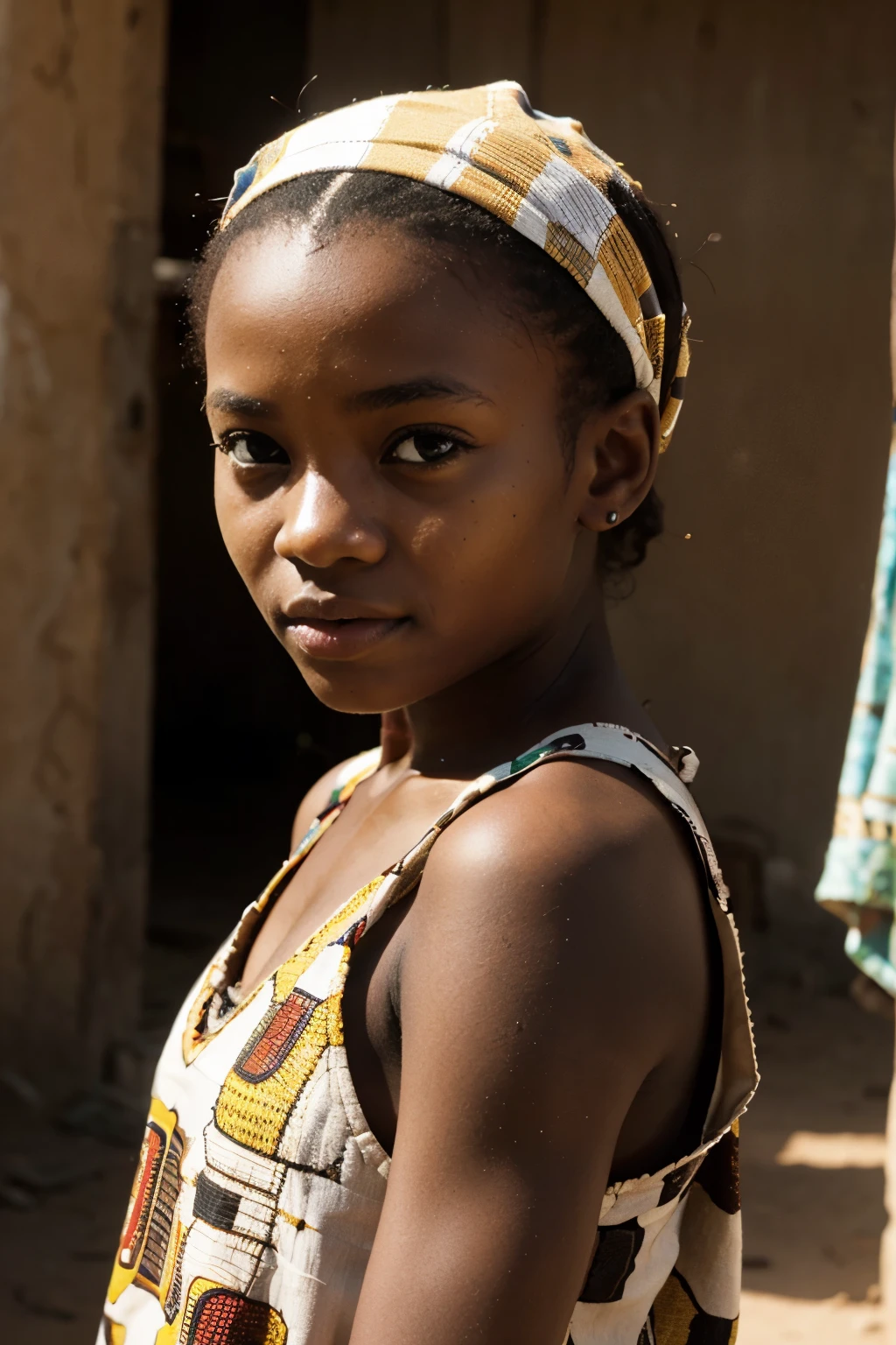 an image of a young african girl