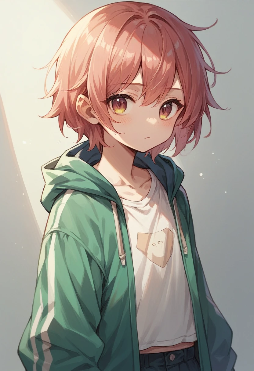 Young girl with almost no clothes