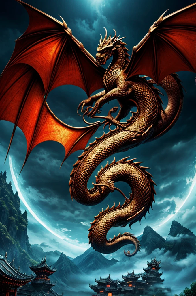 Create a cover similar to that of the dragon house