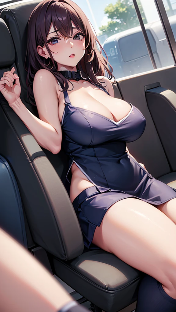 The best super busty、Miyako Saito、Cleavage、Miniskirt、Thighs、high resolution、Ultra HD、Knee socks、Absolute area、train、seat、Armpit、Close-up、Voyeur style、Armpit上げ、No sleeve、Sexy
