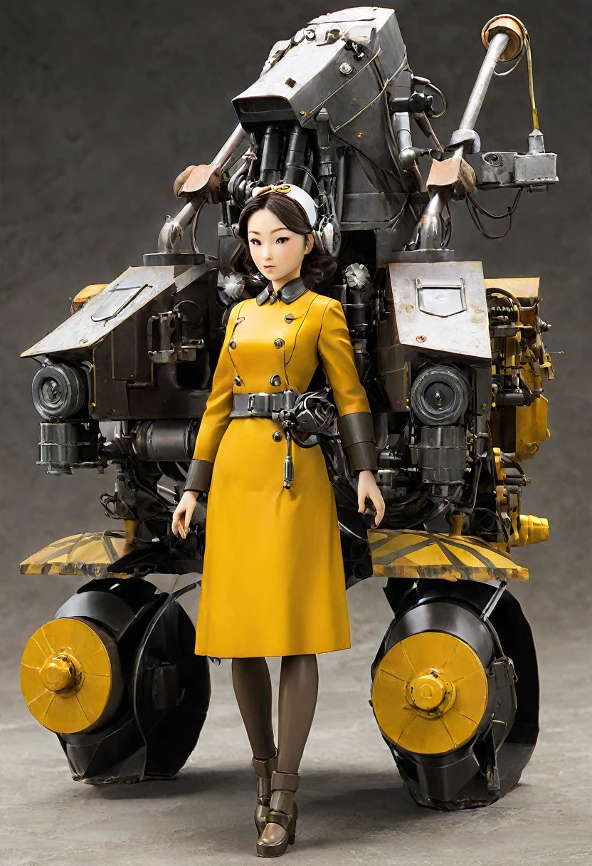 Woman of machine-type mine system