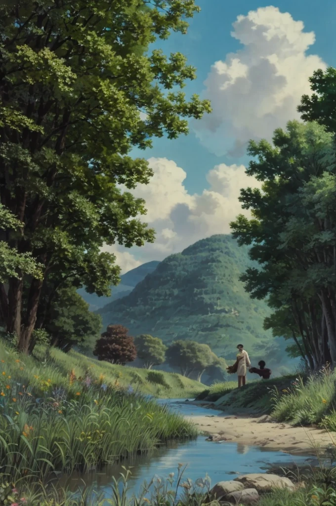 ((Best quality)), ((masterpiece)), (detailed), ((perfect face)), ((face focus))"A young couple of 19 century planning to elope, with the girl falling into a river from a bridge."