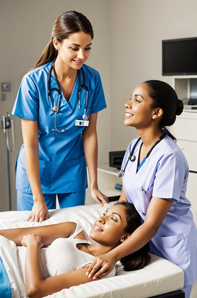 Nurse and patient