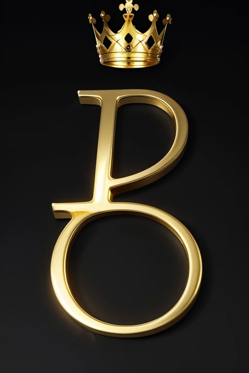 IN.t.L letter L uppercase. Lowercase letter T. Capital letter L. And above them crown. Create block letter style . Dark background and gold letter color