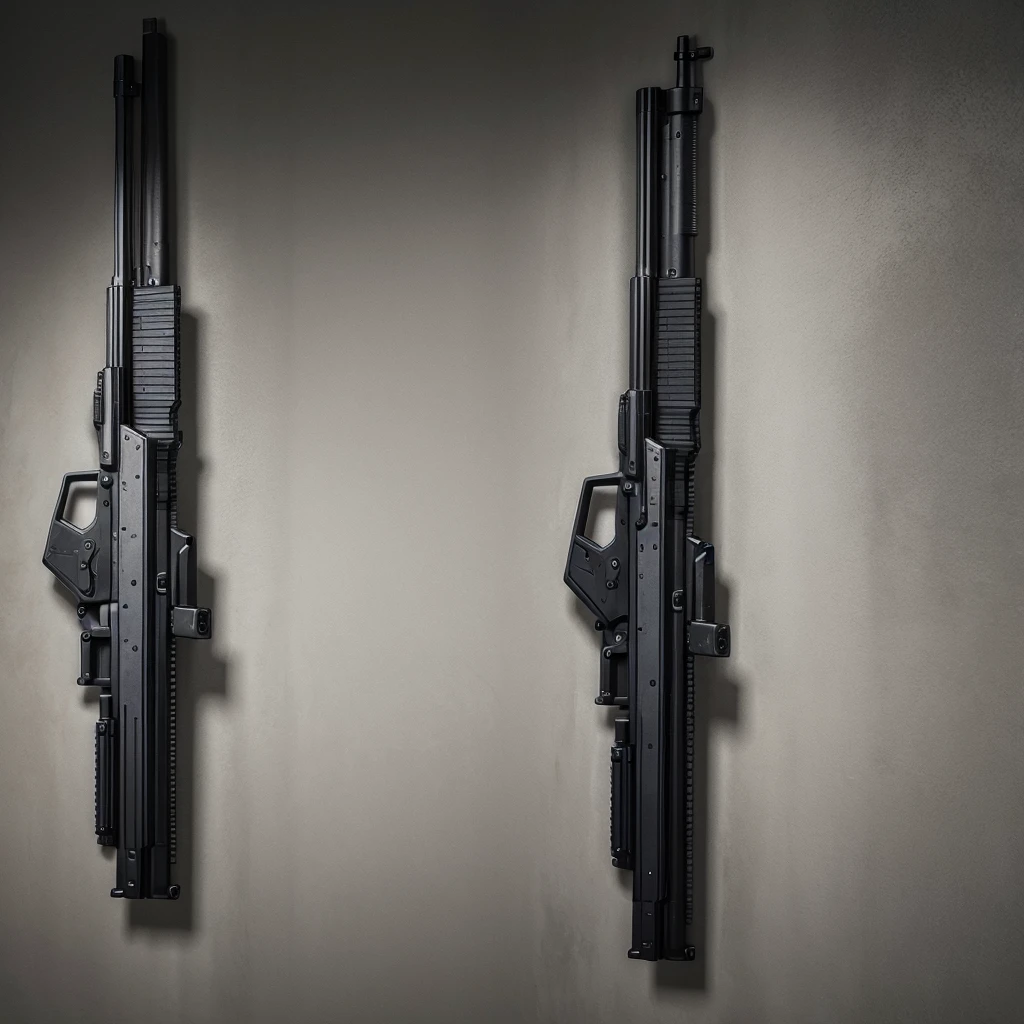 Wall with high caliber weapons 