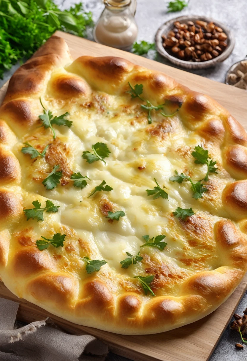 Khachapuri with meat