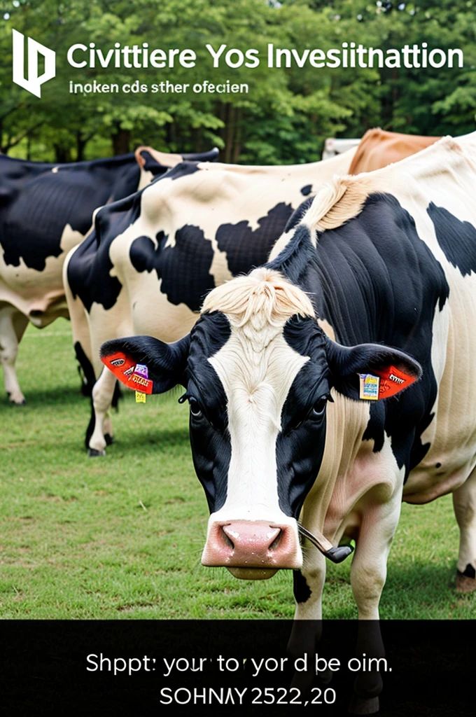 create an invitation for a bovine systems fair