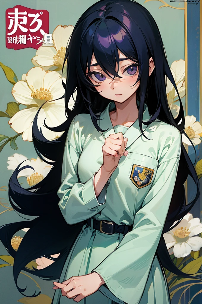 1girl, kuroki tomoko in LO comic stile. magazine cover (LO comic)/ glossy. Beautiful. Professional character design. Masterpiece. Expensive. Beautiful cover. Finest detailing. Fine work. Meticulous. Harmonious. High quality