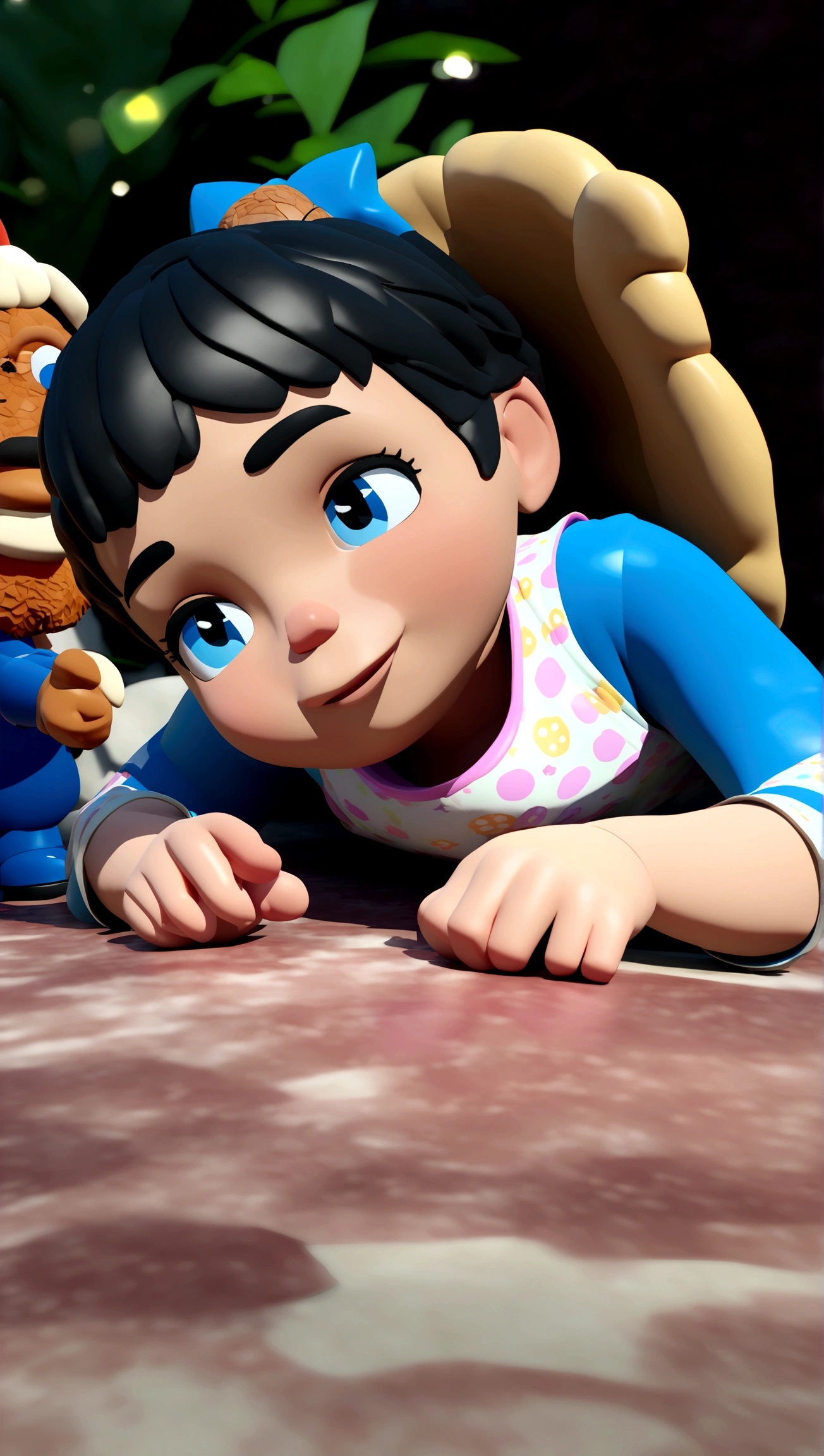 Cartoon character of a man in black glasses and blue shirt, an animated character, stylized character, animation style rendering, 3d stylized, Arnold Maya rendering, Stylized 3D rendering, toon render screenshot, 3d character, 3d character, Stylized 3D rendering, 3D character rendering, cartoon character, Personagem de close up, character posing, (Pixar-style) (master part:1.2) (bokeh) (best qualityer) (skin detailed) (detailed texture) (8K) (Argilla) (cinematic lighting) (sharp focus,Sit down and lift your upper body