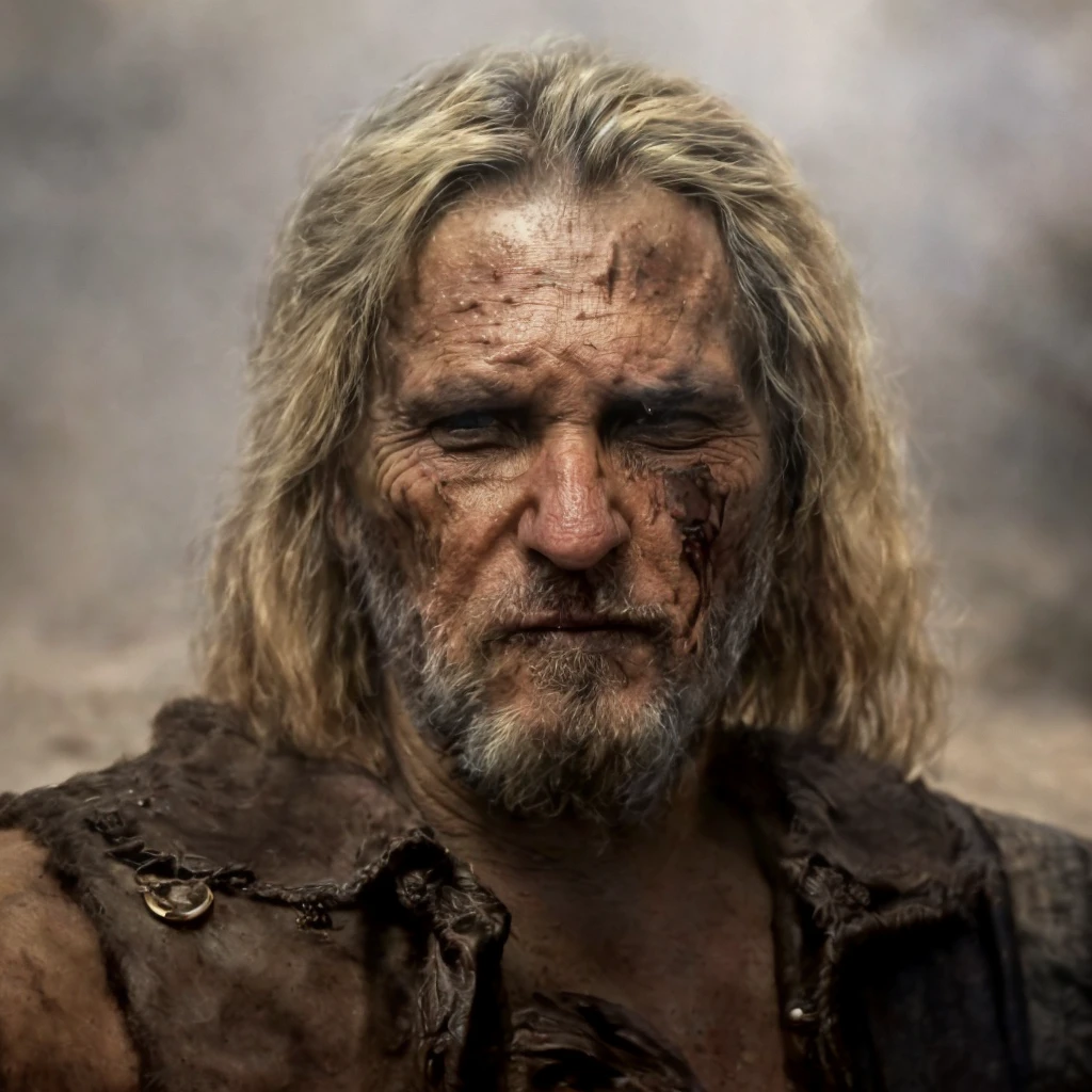 (masterpiece)+, (extremely (realistic)+,a portrait of an ugly adult male pirate, sun weathered skin, horrible scar on left eye, Cheeky stare. Looking in camera. volumetrics dtx, Photorealistic, ultra detailed, Artstation trending, very very detailed, realistic shaded lighting, dynamic shadows, detailed Pirate beach background, upper body, professional photograph of a detailed skin, sharp focus, dramatic, award winning, cinematic lighting, octane render, unreal engine, volumetrics dtx, Photorealistic, ultra detailed, Artstation trending, very very detailed, hyperrealistic, fine details, realistic shaded lighting, dynamic shadows, Pirate beach background, add_detail:1, skin pores and wrinkles, details.,More Reasonable Details