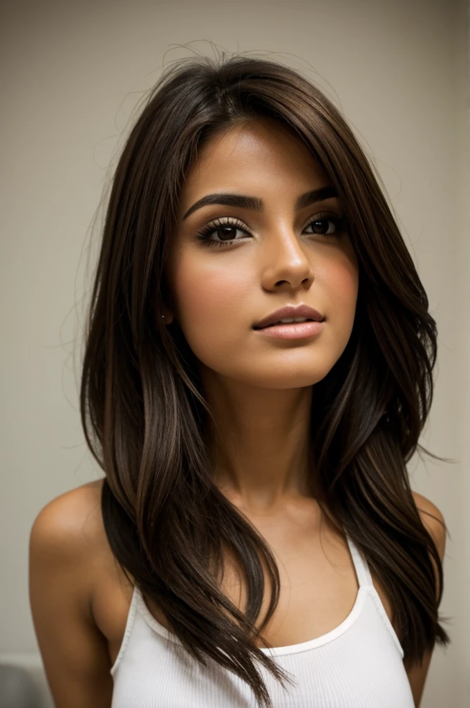 Brunette latina head