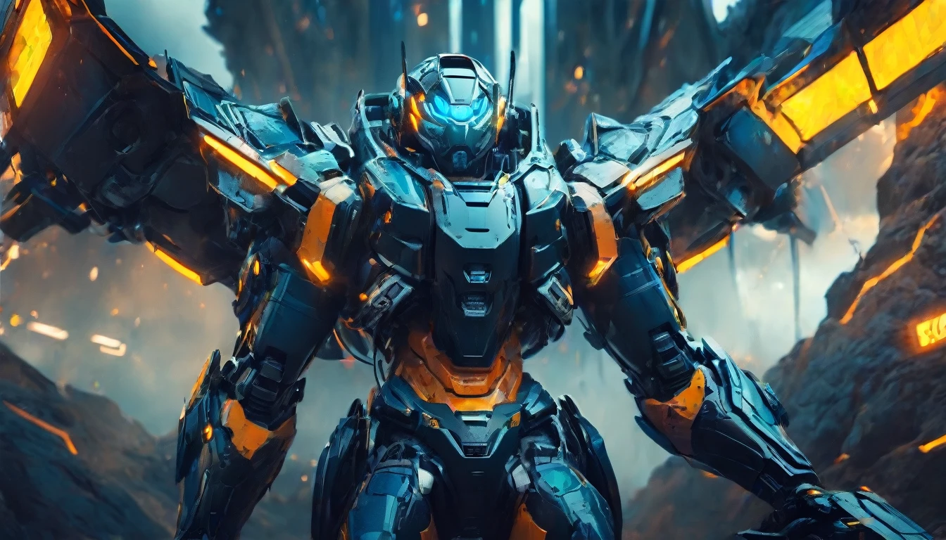 "A cinematic scene of a majestic mountain landscape with snow-capped peaks and dense forests in the valleys. In the center of the image, three futuristic spaceships fly in formation, with engines glowing bright orange (#FF4500). The lighting is natural and soft , with sunlight filtered through voluminous white clouds in the clear blue sky (#87CEEB). The composition uses the rule of thirds, with mountains occupying the upper left and right, creating a visual balance with the spaceships centered in the third. higher.
The camera used appears to be an ARRI Alexa 65, providing high resolution and cinematic depth of field. The lens is a wide angle, capturing the vastness of the landscape and the grandeur of the mountains. The color palette is naturalistic, with shades of green (#228B22) in the forests, brown (#8B4513) in the soil, and blue-gray (#708090) in the snowy mountains.
Cinematic light is soft and diffuse, creating soft, realistic shadows that add depth to the scene. There is a faint blue lens flare (#ADD8E6) visible in the sky, adding a touch of realism to the composition. The houses and villages in the valley have earthy tones (#D2B48C), harmonizing with the natural landscape around them.
The overall atmosphere is a fusion of pristine nature and advanced technology, creating a striking visual contrast and a sense of futuristic wonder."hyper realistic composition,32k resolution,cinematic composition,cinematic color grading.