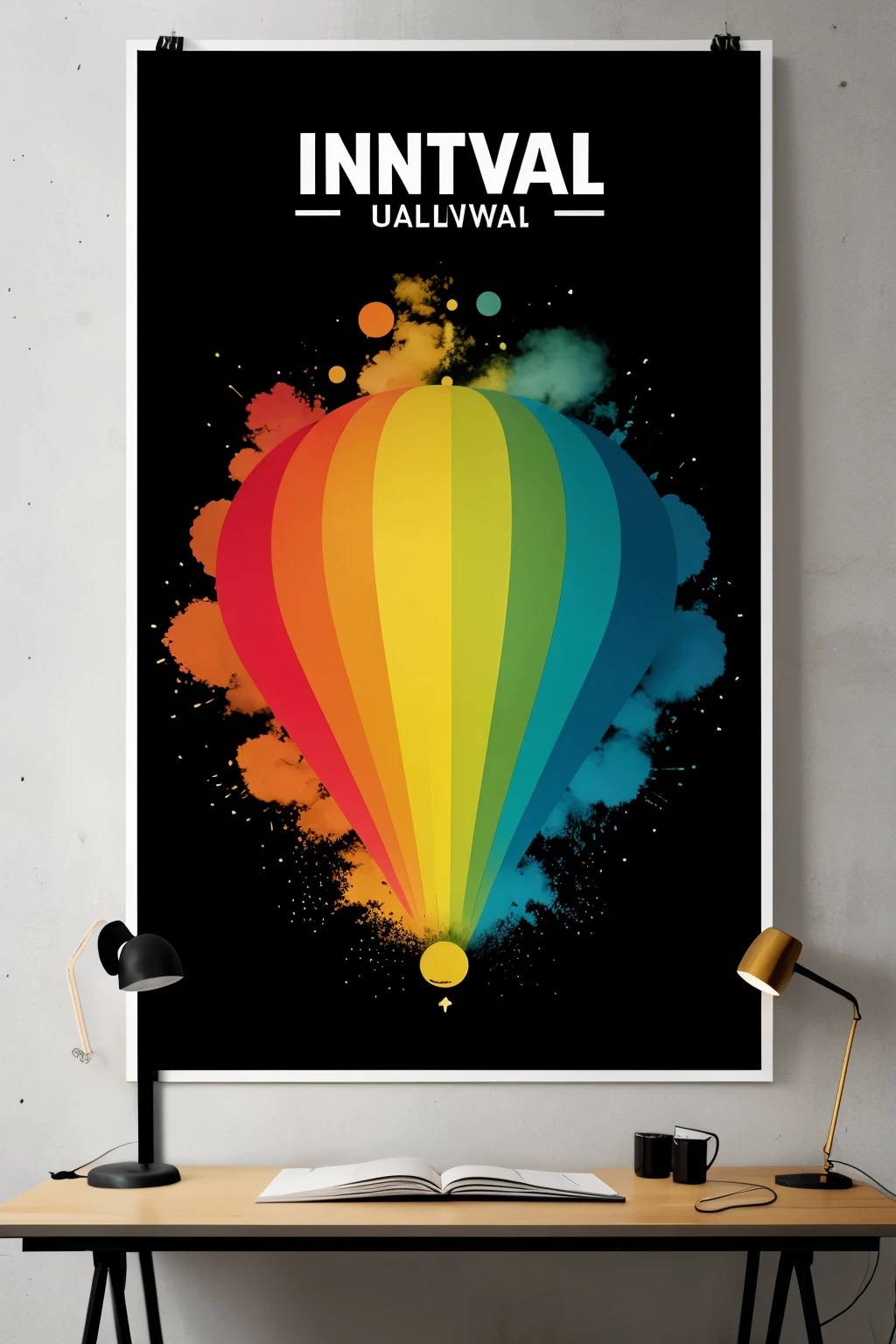 Create a poster for an urban art festival with the theme (colors that speak/streets that listen). The design must include the following texts, that can be located anywhere in it: "DETONATION", "International Urban Art Festival", "Edition 13",
"Colors that speak / streets that listen", "June 9 - August 31, 2024".
“www.detonate.org”
