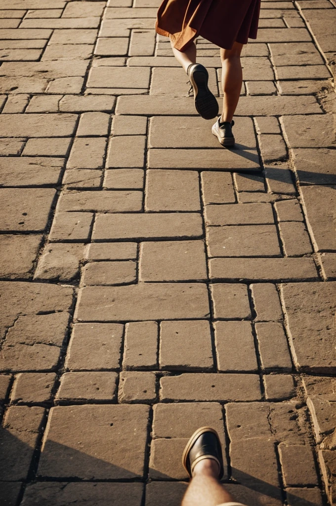 Show me some people playing hopscotch in ancient times 