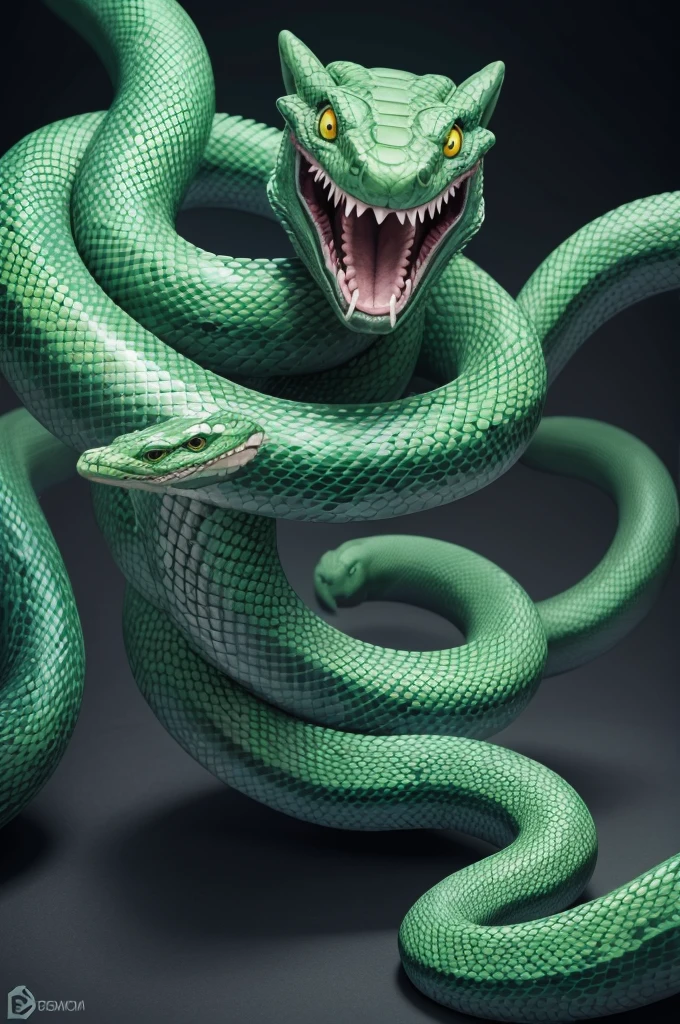 Create a shapeshifter hybrid monster that turns into a snake